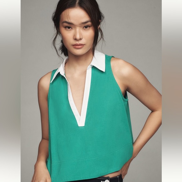 Maeve Tops - maeve sleeveless swing popover top